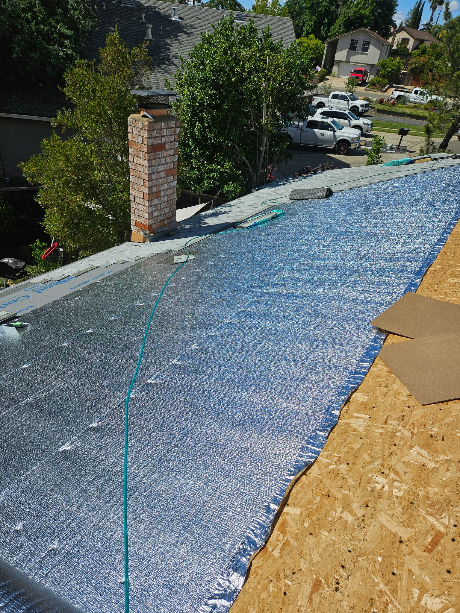 Shingle roof