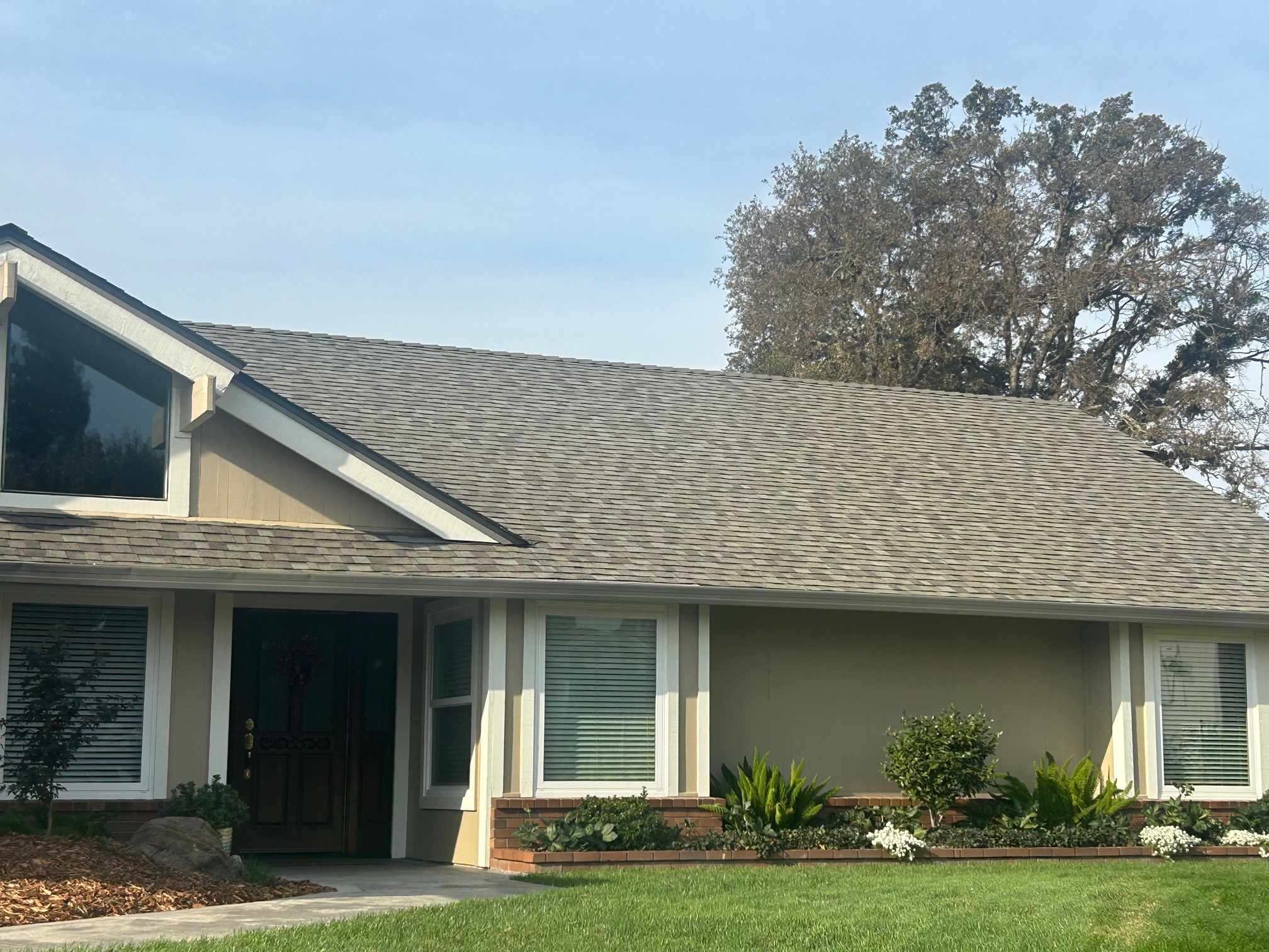 Shingle roof