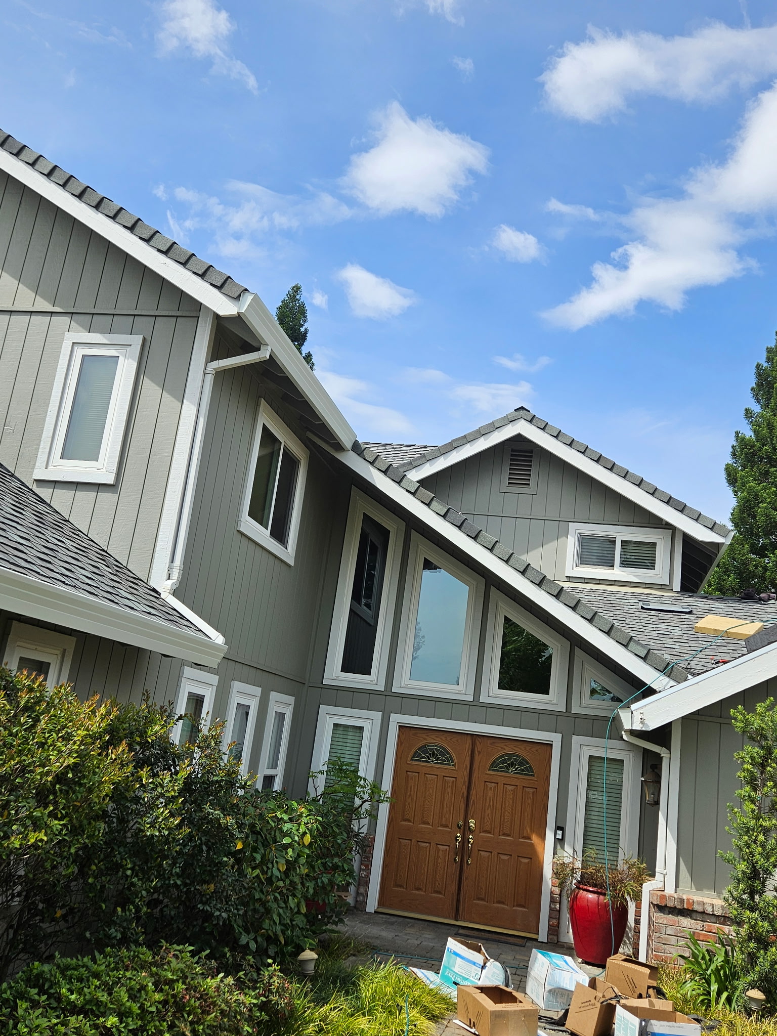 Shingle roof