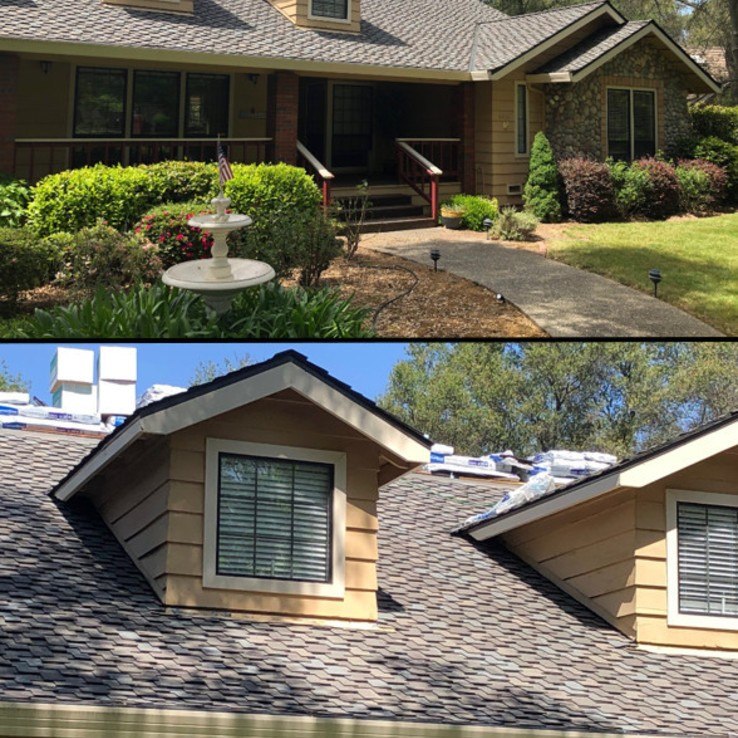 Shingle roof installation